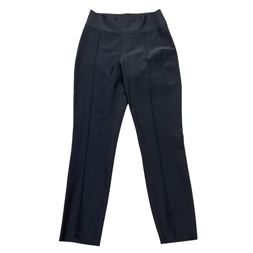 $228 Epoque Evolution Jet Set Pant Black Travel Casual Pleated Size 4 Vogue - Picture 2 of 7
